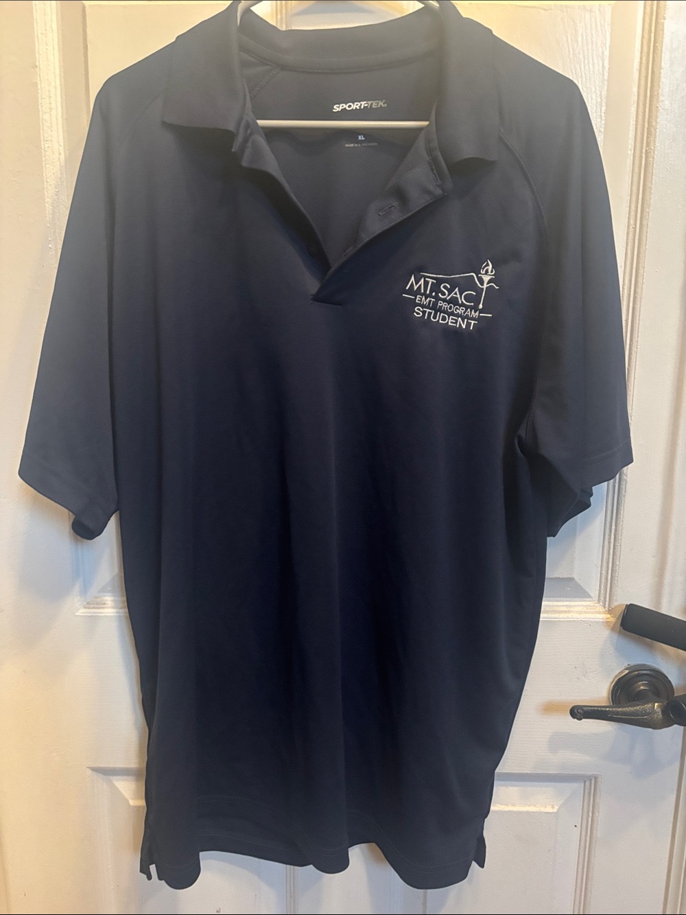 Sport-Tek Navy MT. SAC EMT Program Student Polo Shirt